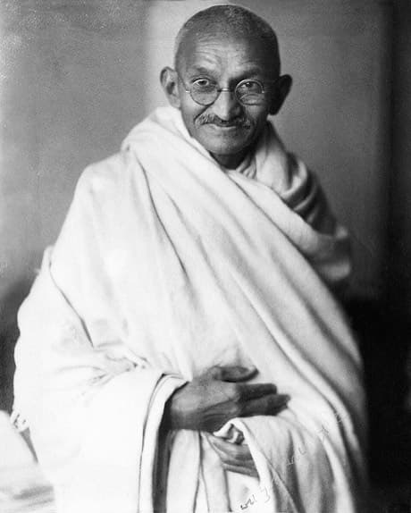Portrait of M. K. Gandhi